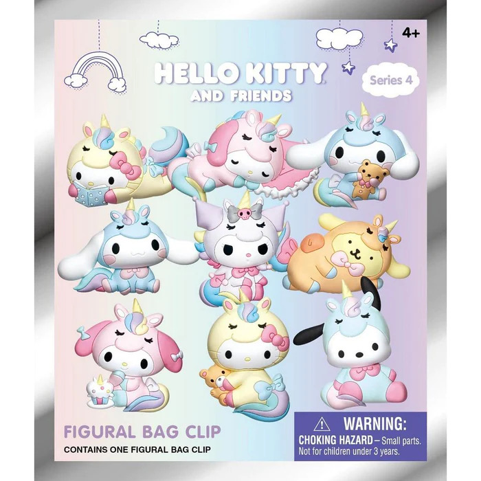 Hello Kitty x Pusheen 3D Foam Bag Clip Blind Bag