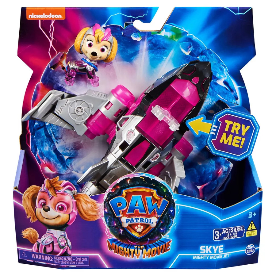 PAW Patrol The Mighty Movie Skye Fighter Jet Lemony Gem Toys Online