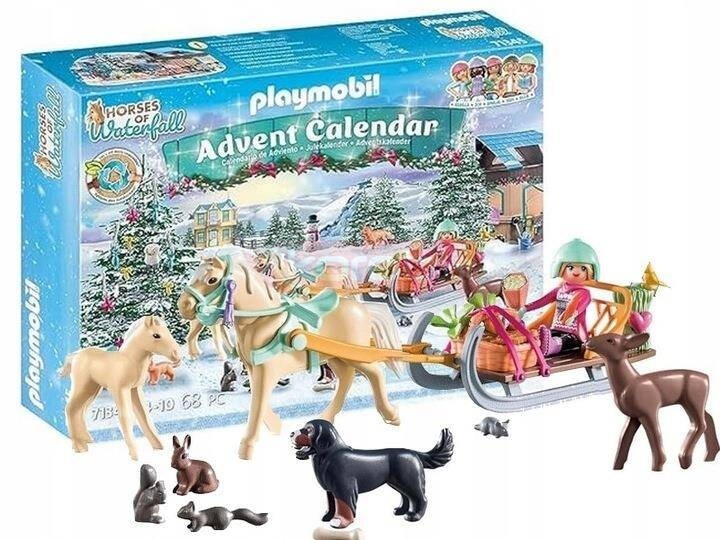 Playmobil Advent Calendar Horses of Waterfall - Christmas Sleigh