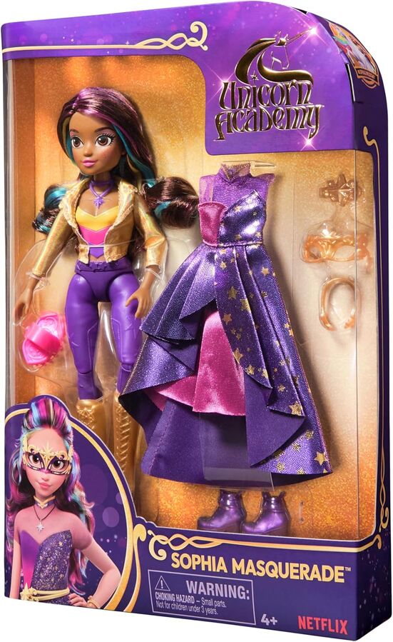 Unicorn Academy Deluxe Sophia Masquerade Fashion Doll