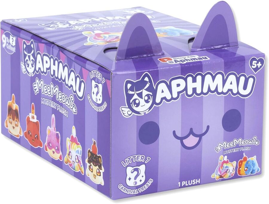 Box of 9 x Aphmau MeeMeows Mystery Plush Carnival Treats (Litter 7)
