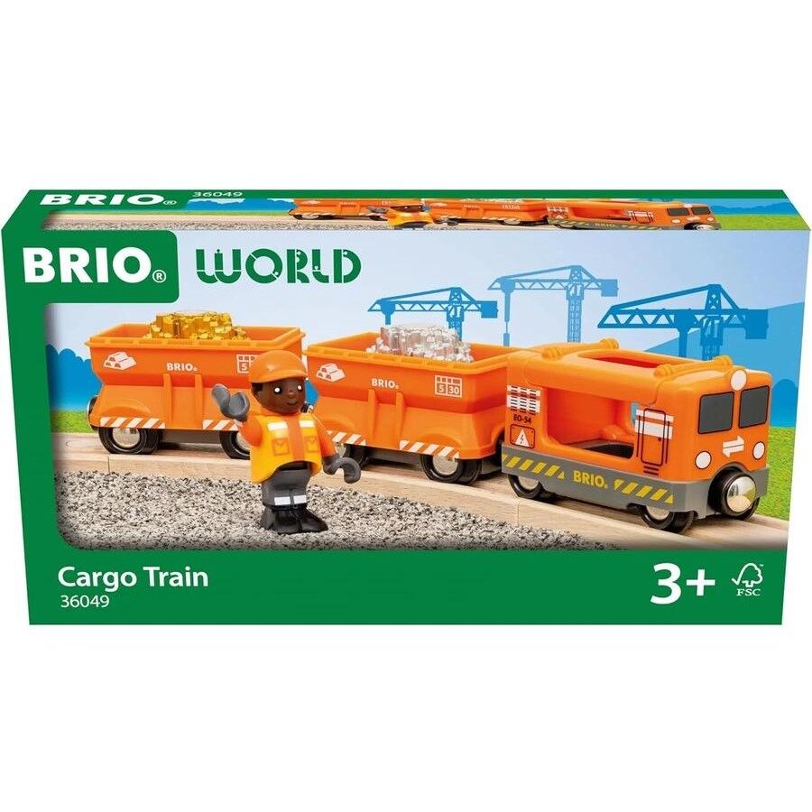 Brio World Gold Cargo Train Set 6pcs 36049