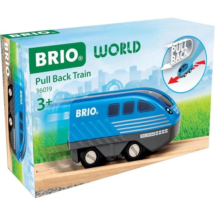 Brio World Pull Back Train 1pc 36019
