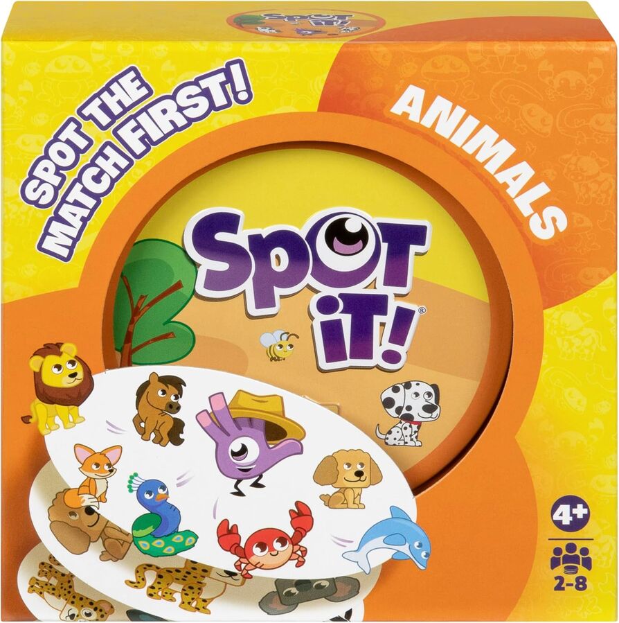 Spot It Animals Card Game