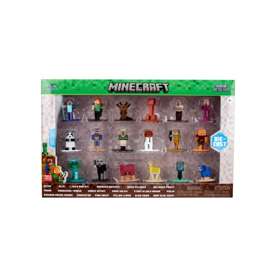 Jada Toys Minecraft Nano Metalfigs 18 Figure Pack (Wave 13)