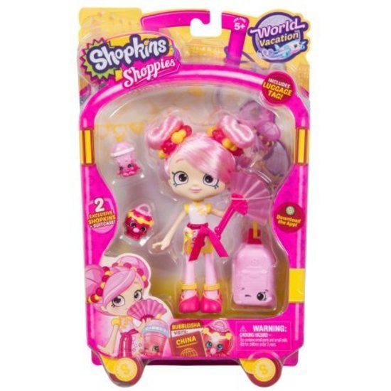 Shopkins Shoppies Doll World Vacation Bubbleisha Visits China