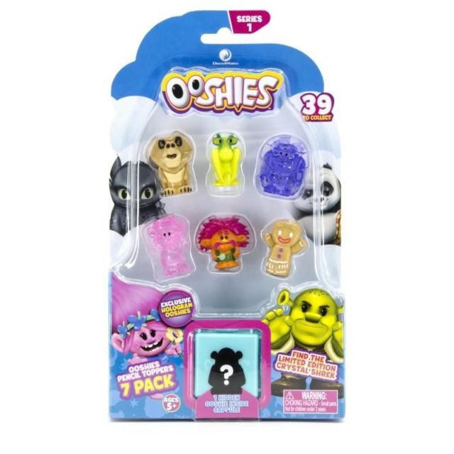 Dreamworks Series 1 Ooshies 7 Pack Pencil Topper - 4 to Choose from - Foto 4 di 5
