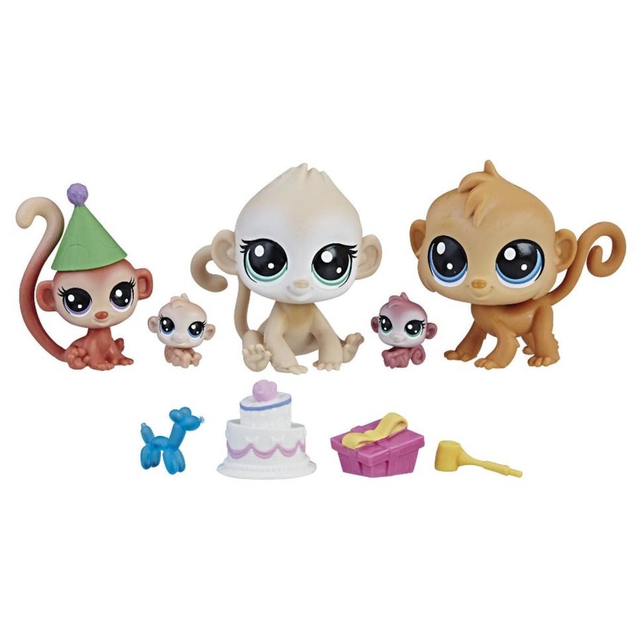 Lps Littlest Pet Shop Series 1 Birthday Bash Family Pack - lps littlest pet shop roblox