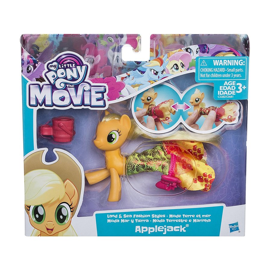 My Little Pony the Movie Applejack Land & Sea Fashion Styles | Lemony ...