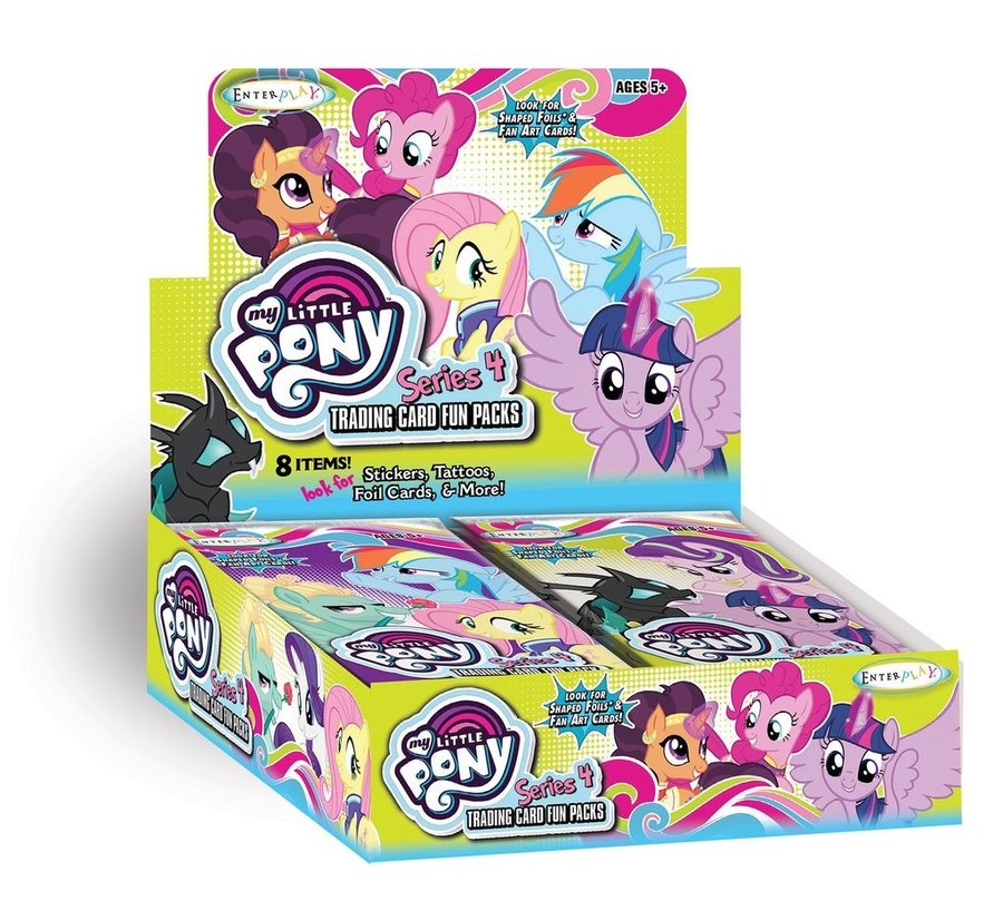 My Little Pony Series 4 Trading Card Fun Packs box of 24 packs