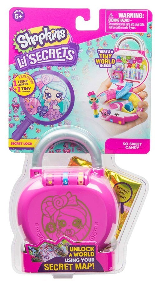 Shopkins Shoppies Lil' Secrets Secret Lock Mini Playset - Choose from List - Picture 13 of 40