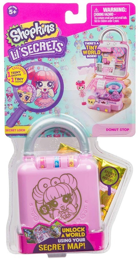 Shopkins Shoppies Lil' Secrets Secret Lock Mini Playset - Choose from List - Picture 17 of 40