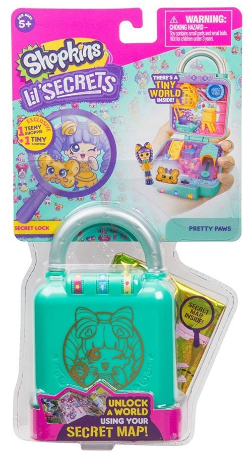 Shopkins Shoppies Lil' Secrets Secret Lock Mini Playset - Choose from List - Picture 21 of 40