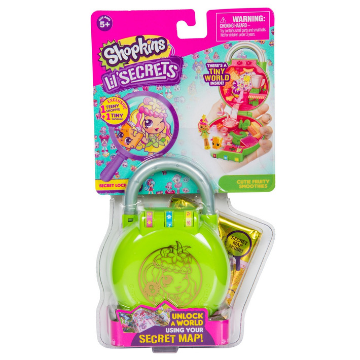 Shopkins Shoppies Lil' Secrets Secret Lock Mini Playset - Choose from List - Picture 29 of 40