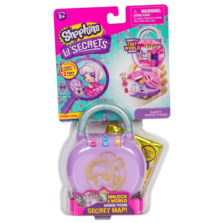 Shopkins Shoppies Lil' Secrets Secret Lock Mini Playset - Choose from List - Picture 37 of 40
