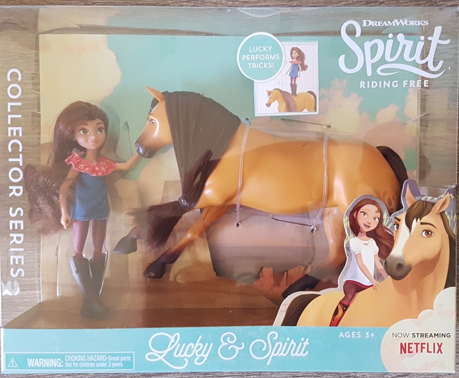 spirit small doll and classic horse