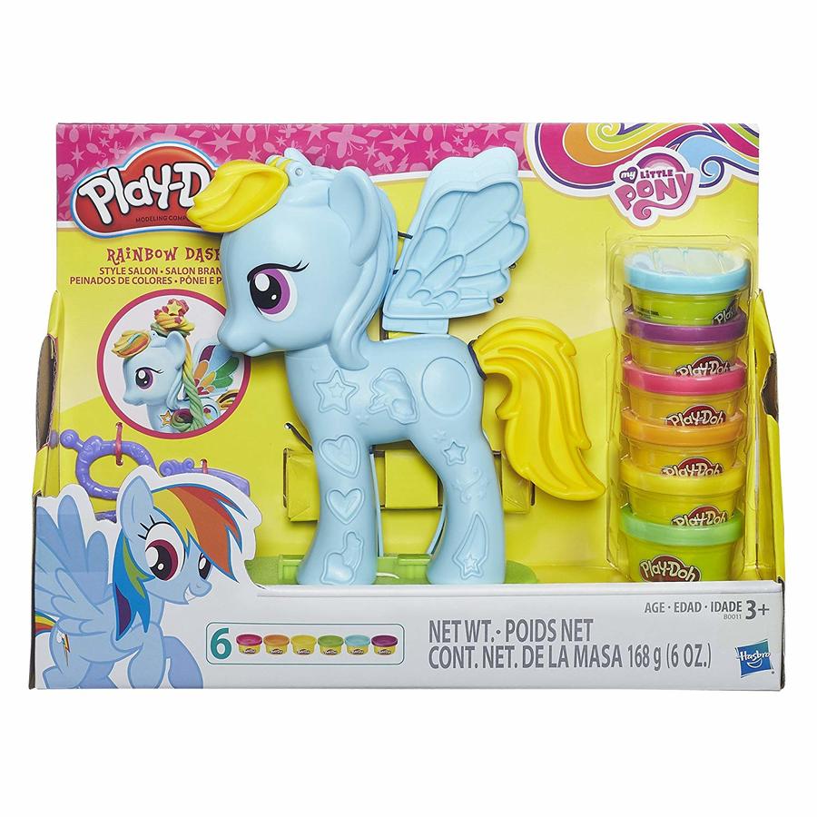 Play Doh My Little Pony Rainbow Dash Style Salon Playset eBay
