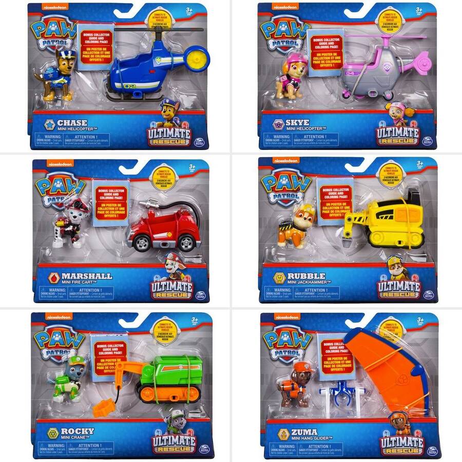 Paw patrol ultimate rescue mini vehicles sales