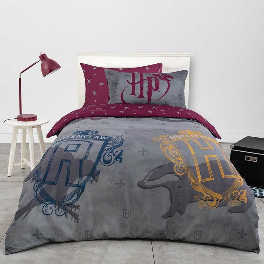 Harry Potter Houses Quilt Cover Set Lemony Gem Online Toys