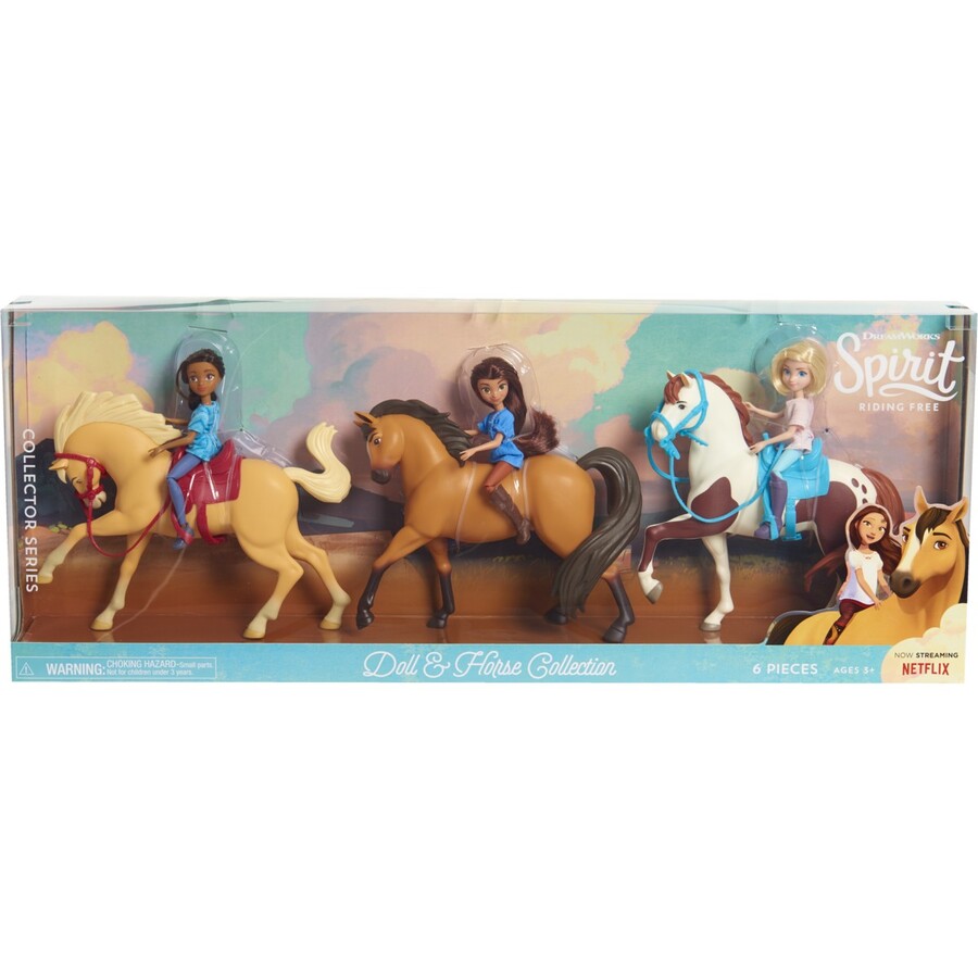 DreamWorks Spirit Riding Free Doll And Horse Collection Horse Set V
