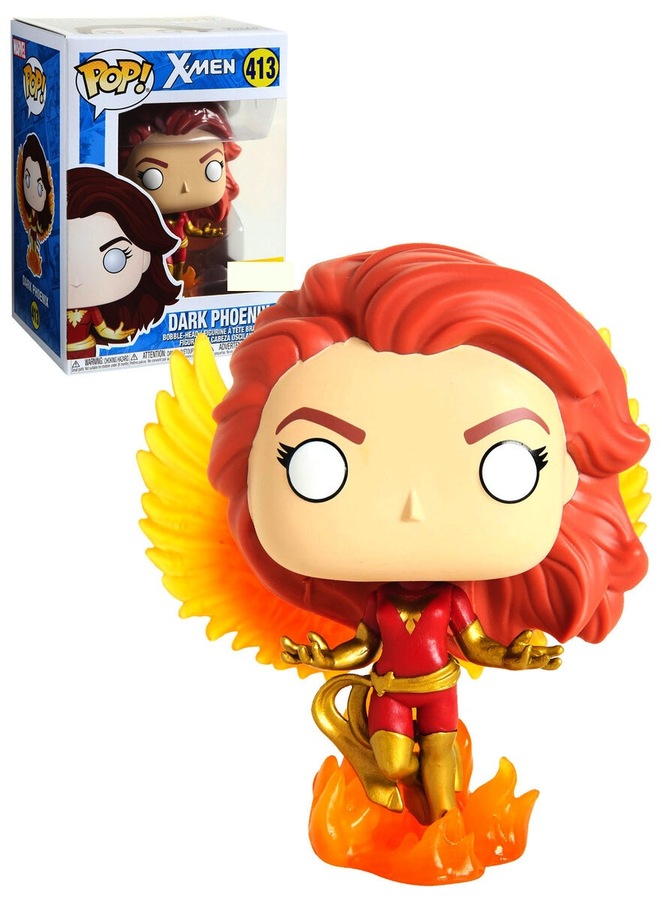 Funko POP X men Dark Phoenix with Flames 413 Vinyl Lemony