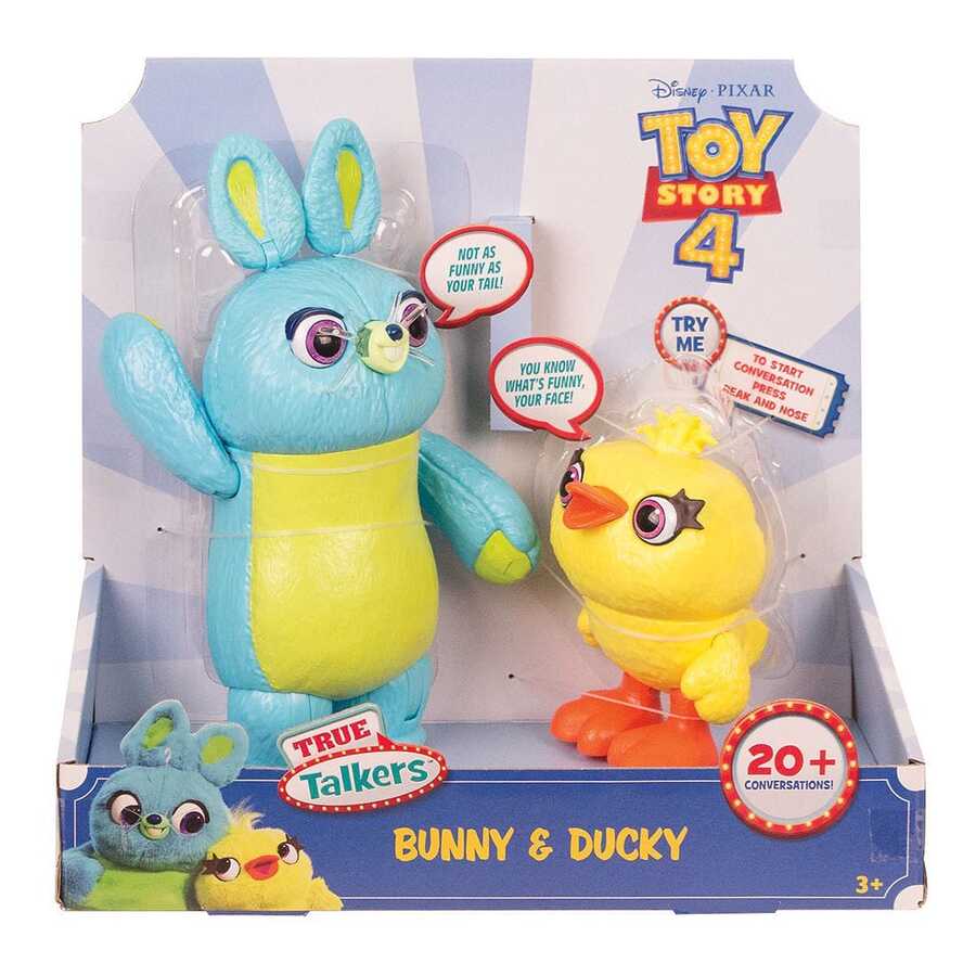 DUCKY Posable 24cm Action Figures Toys NEW DISNEY PIXAR Toy Story 4 BUNNY
