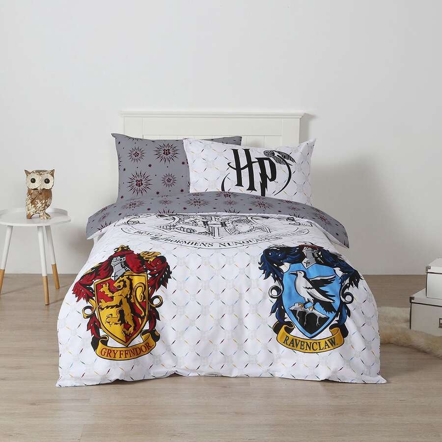 Harry Potter Hogwarts Quilt Cover Set Single Or Double Lemony