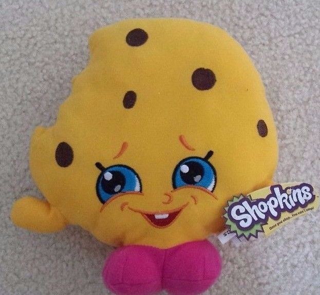 Shopkins Plush 20cm - Lippy Lips, D'Lish Donut, Apple, Kooky, Strawberry - Picture 6 of 6