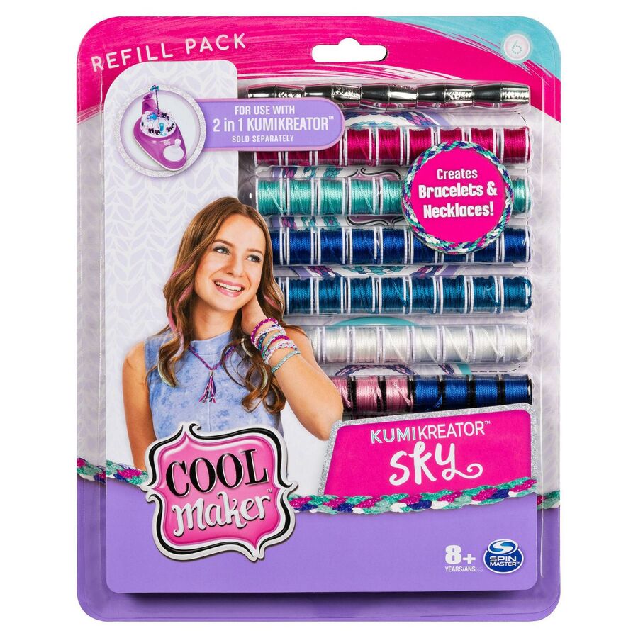 Cool Maker, KumiKreator Candy Mini Fashion Pack Refill, Friendship Bracelet  Activity Kit