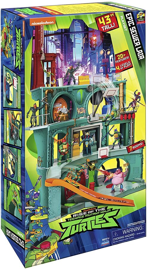 rise of the teenage mutant ninja turtles epic lair playset