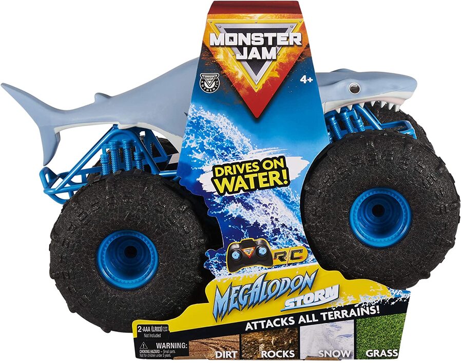 Monster Jam Megalodon Storm All-Terrain Remote Control Monster Truck