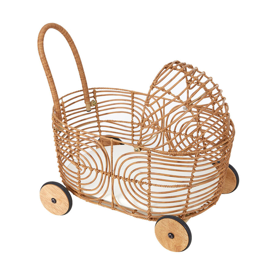 rattan pram