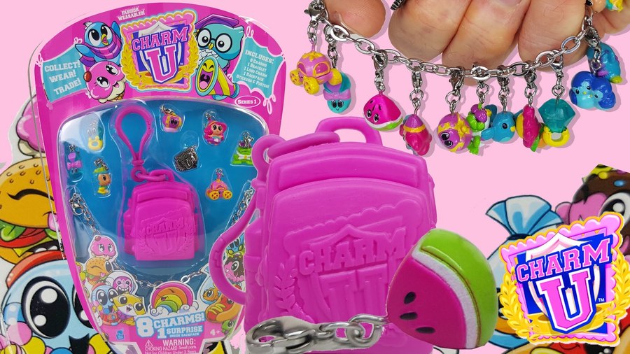 Charm U 8 Charms 1 Suprise inside backpack 4 packs to choose from