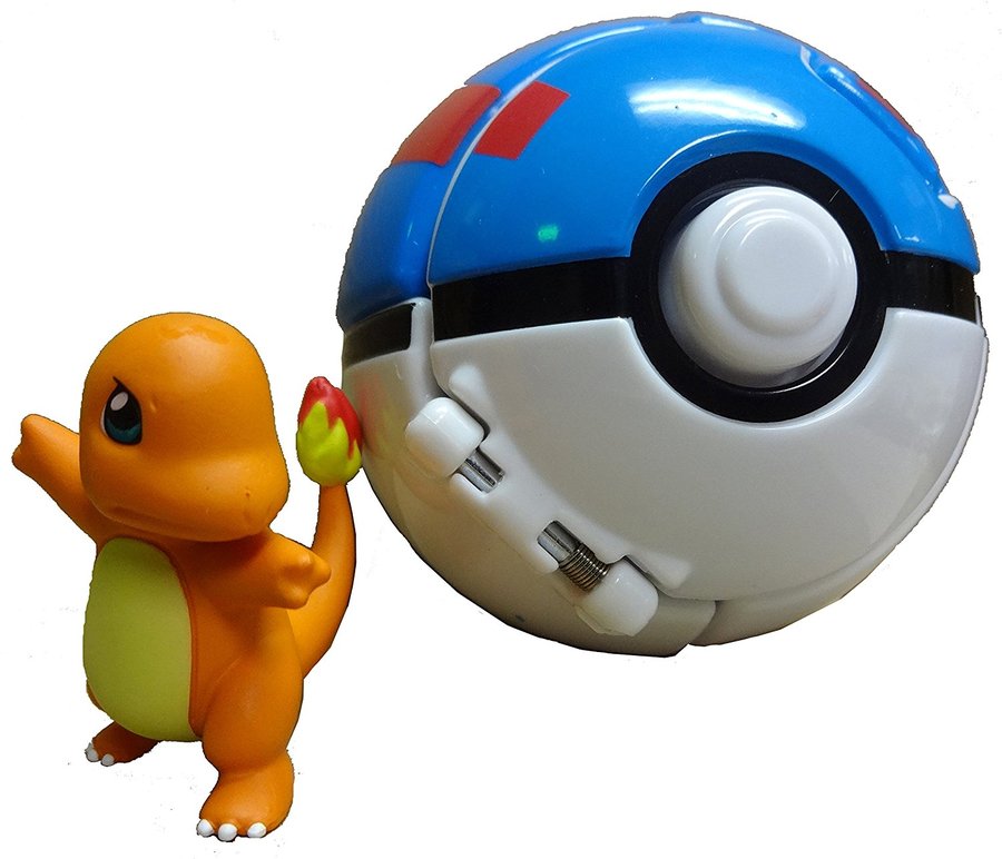 Pokemon Throw "N" Pop Poke Ball Charmander + Great Ball