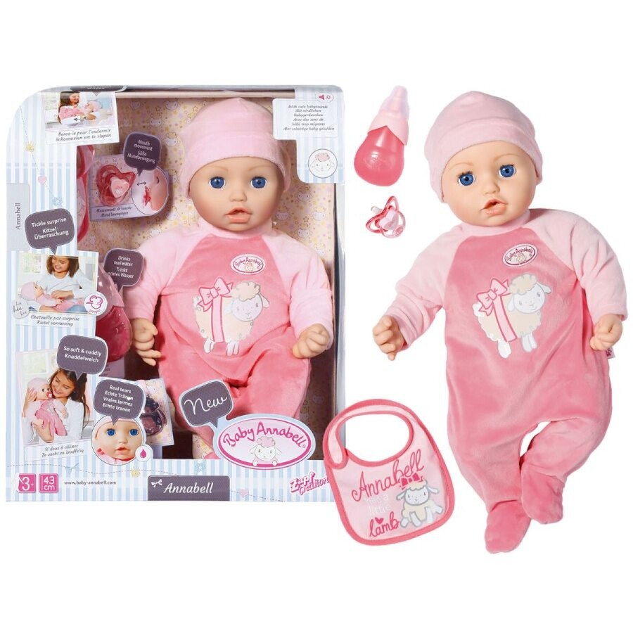 ZAPF Baby Annabell 43cm Interactive Doll| Lemony Gem Toys Online