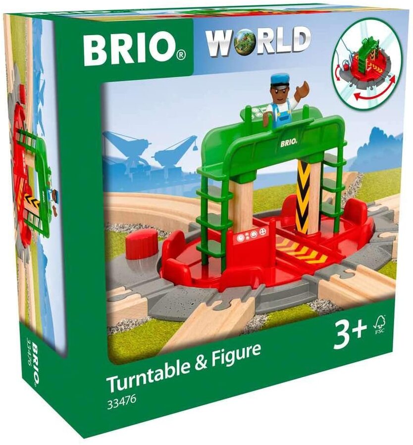 Brio World Turntable & Figure 33476 | Lemony Gem Online