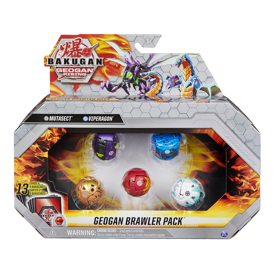 Spin Master Bakugan Geogan Brawler 5 Pack S3 