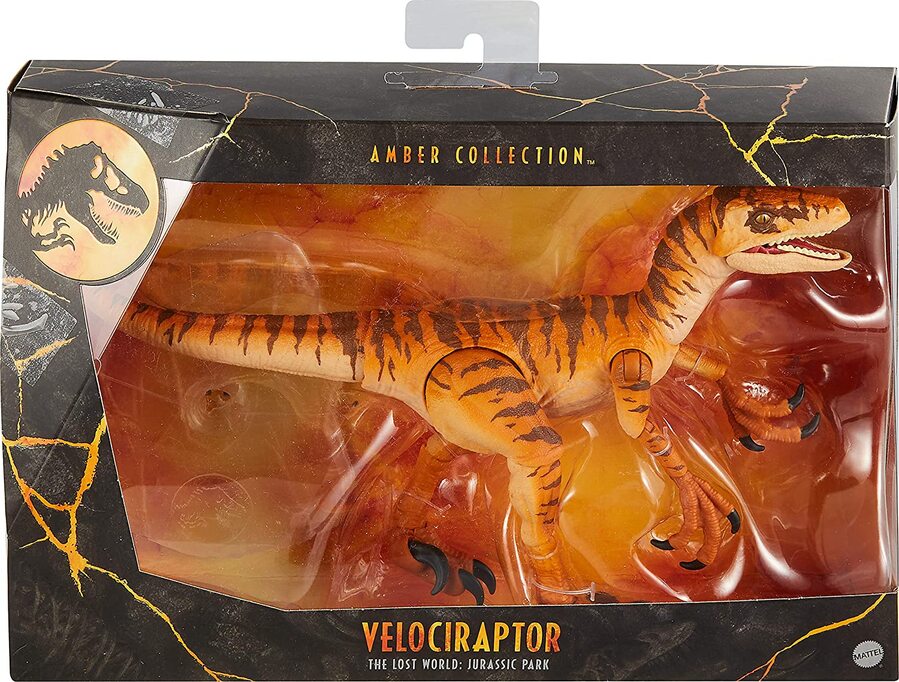 Jurassic World Amber Collection Velociraptor Lemony Gem Toys Online