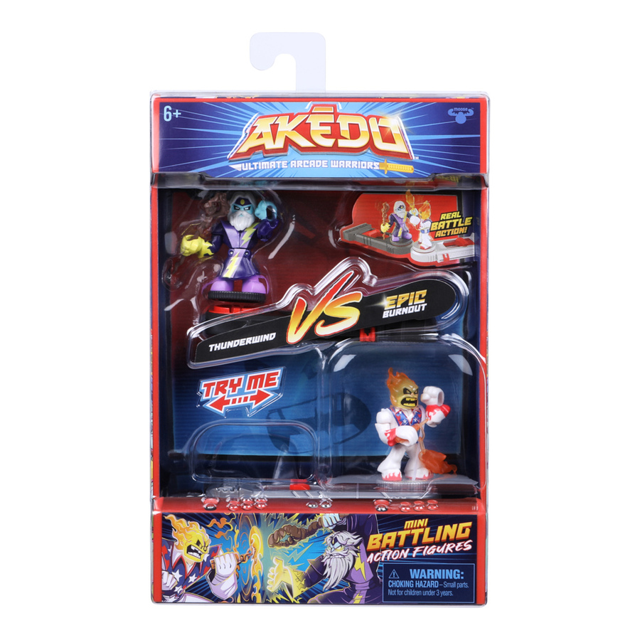 Akedo Ultimate Arcade Warriors Versus Pack Assorted * Lemony Gem Toys