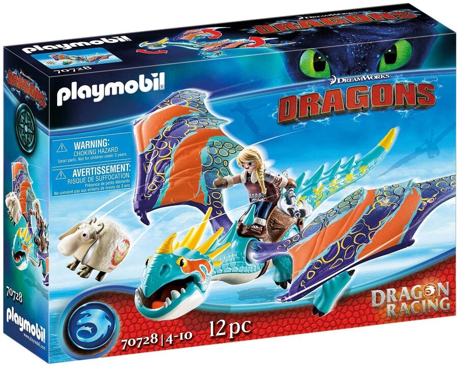 PLAYMOBIL How To Train Your Dragon Fishlegs and Meatlug Action Figure Sets