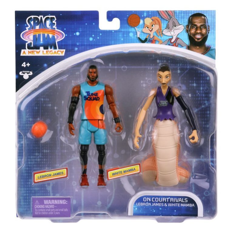 Space Jam New Legacy Buddy Figure 2 Pack On Court Rivals Lebron & White ...