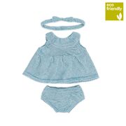 Miniland Doll Clothes Eco Knitted Dress & Headband Outfit 38cm (31687)