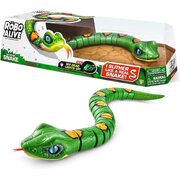 Zuru Robo Alive Slithering Snake Robotic Toy Light Up (Series 3) Green