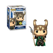 Funko Pop Marvel Studio Avengers Loki with Scepter (Glow in dark) #985 Vinyl Figure