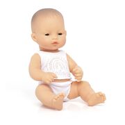 Miniland Educational Baby Doll Asian Boy 32cm Boxed