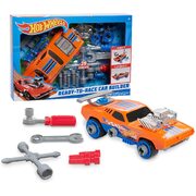 Hot Wheels Ready to Race Car Builder Set Orange car