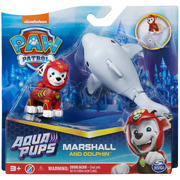 PAW Patrol Aqua Pups Marshall and Dolphin Action Figure