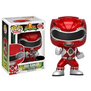 Funko POP Mighty Morphin Power Rangers Red Metallic Ranger #406 Vinyl Figure 