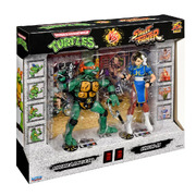 TMNT Teenage Mutant Ninja Turtles VS Street Fighter 2pk Action Figure Michelangelo Vs Chun-Li