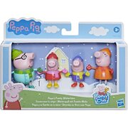 Peppa Pig Peppa's Club Peppa's Family Wintertime Figure 4-Pack